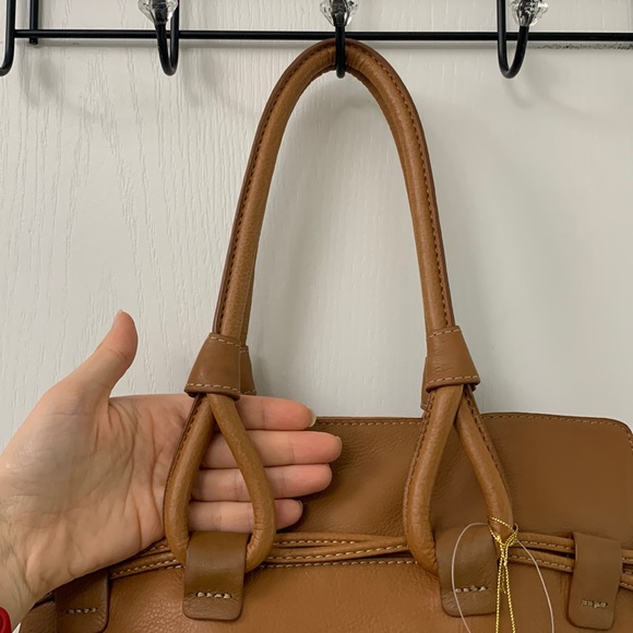 Tan / Light Brown Leather Bag - Picture 6 of 16